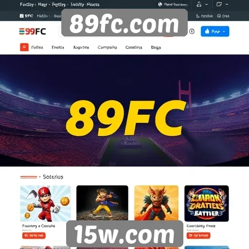 Acessibilidade e usabilidade do site 89fc.com