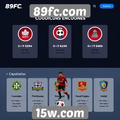 Funcionalidades do site 89fc para jogadores